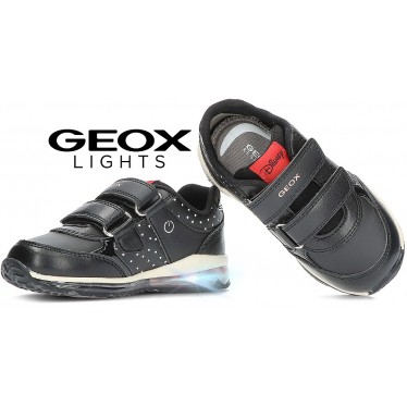 SNEAKERS MIT LEICHTEM GEOX MINNIE MOUSE B3685C BLACK