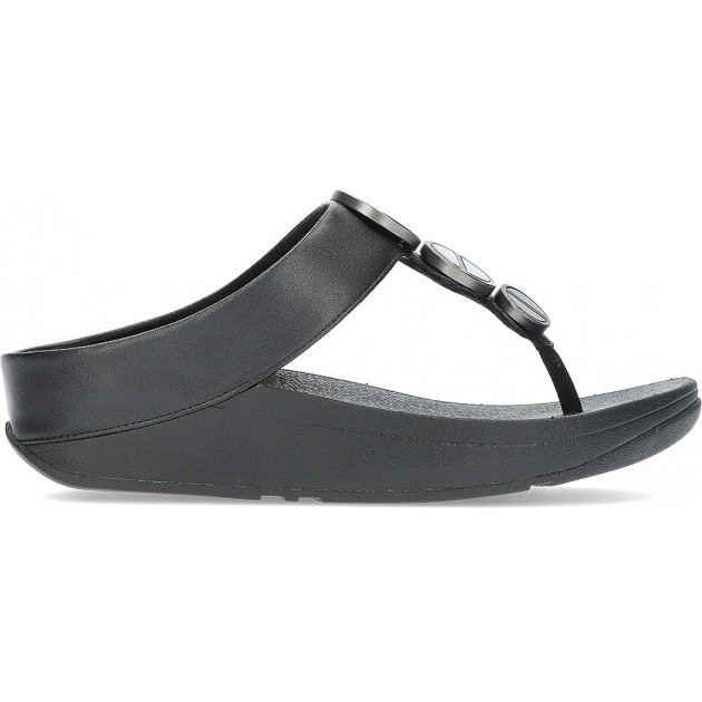 FITFLOP HALO FE5 SANDALEN BLACK FITFLOP HALO FE5 SANDALEN BLACK