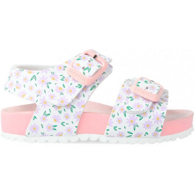 GARVALIN SANDALEN 232433 BLUMENDRUCK BLANCO GARVALIN SANDALEN 232433 BLUMENDRUCK BLANCO