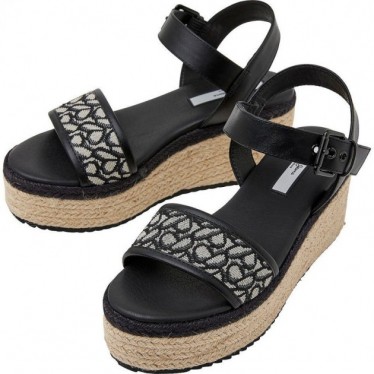 SANDALEN PEPE JEANS WITNEY JACQUARD PLS90594 BLACK