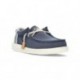 DUDE WALLY LEINENSCHUHE NAVY