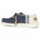 DUDE WALLY LEINENSCHUHE NAVY