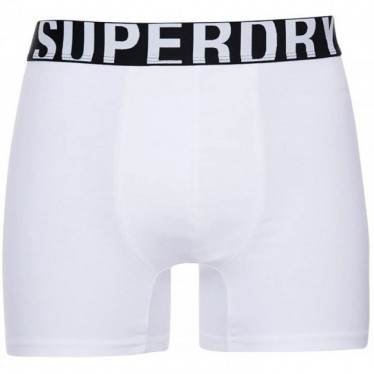 SUPERDRY BOXER M3110340A LOGO DOPPELPACK BLACK_WHITE