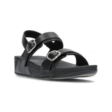 FITFLOP LULU VERSTELLBARE SANDALEN MIT RÜCKENRIEMEN BLACK