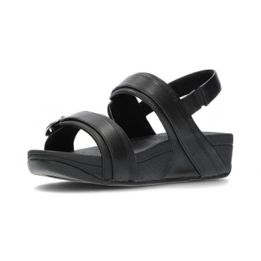 FITFLOP LULU VERSTELLBARE SANDALEN MIT RÜCKENRIEMEN BLACK