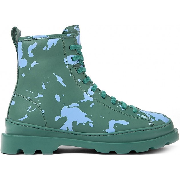 WOHNMOBILSTIEFEL K400325 BRUTUS SPECKLED NAVY_GREEN WOHNMOBILSTIEFEL K400325 BRUTUS SPECKLED NAVY_GREEN