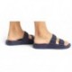 SANDALEN FITFLOP IQUSHION ZWEI-STEG-SCHNALLE SLIDES FD2 MIDNIGHT_NAVY