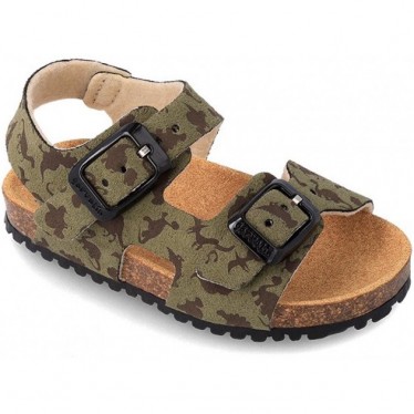 GARVALIN SANDALEN 232666 CAMOUFLAGE-DRUCK KAKI