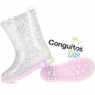 WASSERSTIEFEL MIT LEICHTEM CONGUITOS GLITTER 110011 PINK_GLITTER