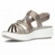 CLARKS DRIFT EASE SANDALEN METALLIC