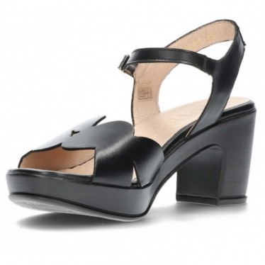 SANDALIA WUNDER F5880 PERGAMENA NEGRO