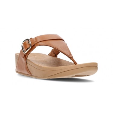 LULU VERSTELLBARE FITFLOP SANDALEN TAN