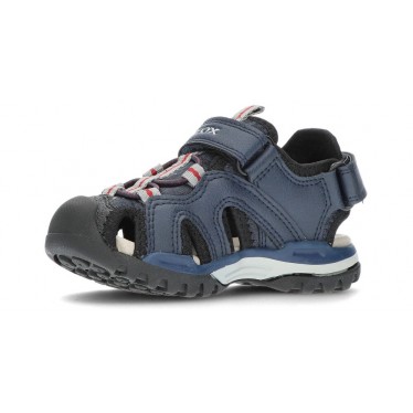 GEOX J BOREALIS J250RB SANDALEN NAVY_RED