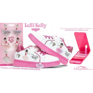 SPORT LELLI KELLY AUSWECHSELRÖCKE LKAA-2280 BLANCO_FUCSIA