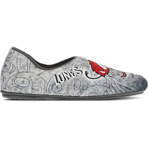 VULLADI 4613 BEDRUCKTER SLIPPER GRIS VULLADI 4613 BEDRUCKTER SLIPPER GRIS