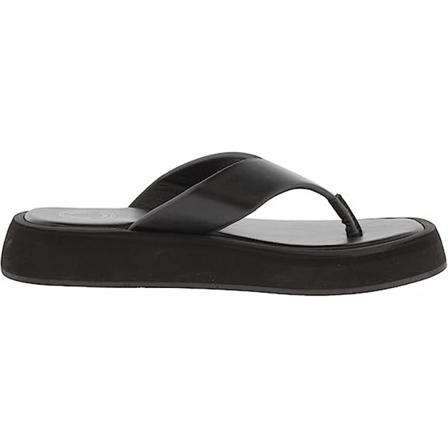 VICTORIA 1275100 FLIP-FLOPS MIT LEDER-EFFEKT BLACK VICTORIA 1275100 FLIP-FLOPS MIT LEDER-EFFEKT BLACK
