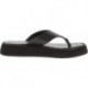 VICTORIA 1275100 FLIP-FLOPS MIT LEDER-EFFEKT BLACK