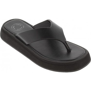 VICTORIA 1275100 FLIP-FLOPS MIT LEDER-EFFEKT BLACK