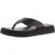 VICTORIA 1275100 FLIP-FLOPS MIT LEDER-EFFEKT BLACK