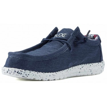 SCHUHE DUDE WALLY STRETCH M 11038 BLUE