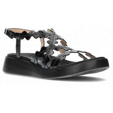 SANDALEN WONDERS QUEEN C-6510 NEGRO