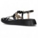 SANDALEN WONDERS QUEEN C-6510 NEGRO