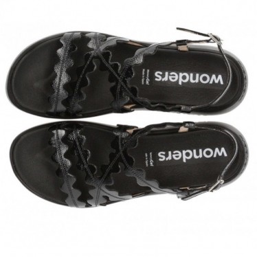 SANDALEN WONDERS QUEEN C-6510 NEGRO