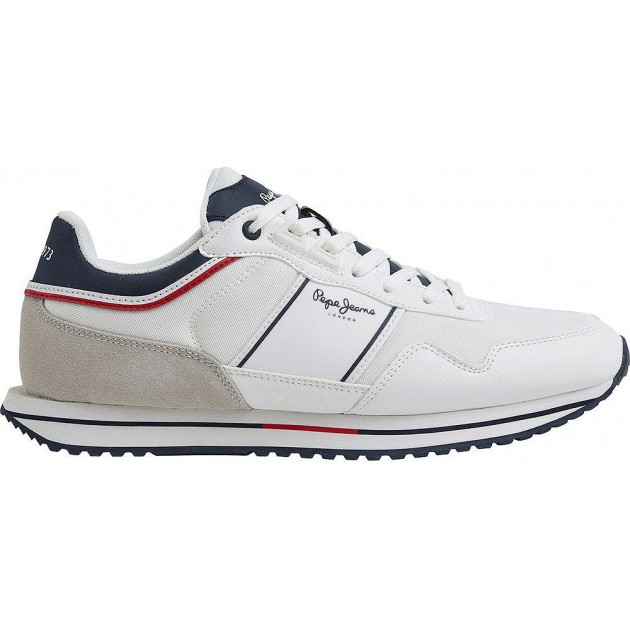PEPE JEANS TOUR CLUB BASIC SCHUHE PMS30907 WHITE PEPE JEANS TOUR CLUB BASIC SCHUHE PMS30907 WHITE