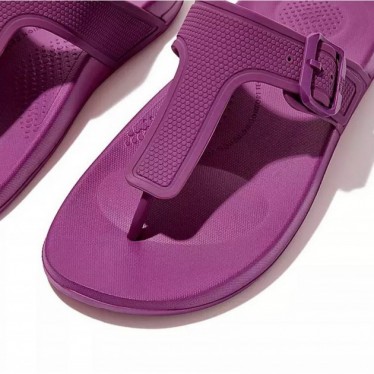 FITFLOP GB3 IQUSHION SANDALEN MIT VERSTELLBARER SCHNALLE MIAMI_VIOLET