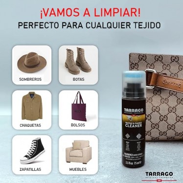 TARRAGO Textilreiniger für Schuhe und Accessoires, 75 ml NEUTRAL