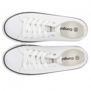 SNEAKERS AUS CANVAS CONGUITO 28301 BLANCO