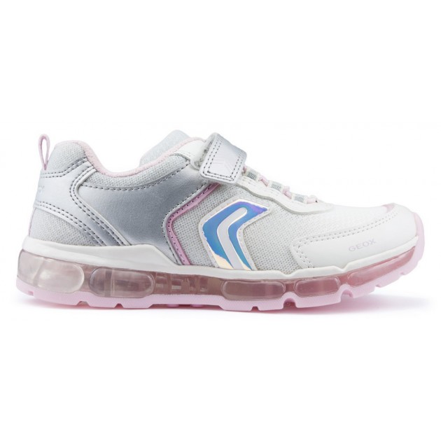GEOX ANDROID GIRL Turnschuhe SILVER_WHITE GEOX ANDROID GIRL Turnschuhe SILVER_WHITE