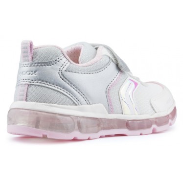 GEOX ANDROID GIRL Turnschuhe SILVER_WHITE