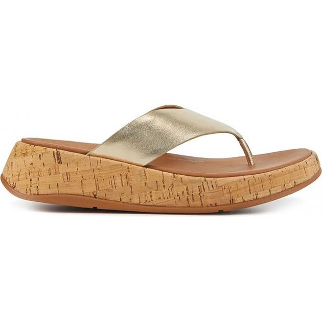 FITFLOP FT7 F-MODE LTH SANDALEN PLATINO FITFLOP FT7 F-MODE LTH SANDALEN PLATINO