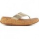 FITFLOP FT7 F-MODE LTH SANDALEN PLATINO