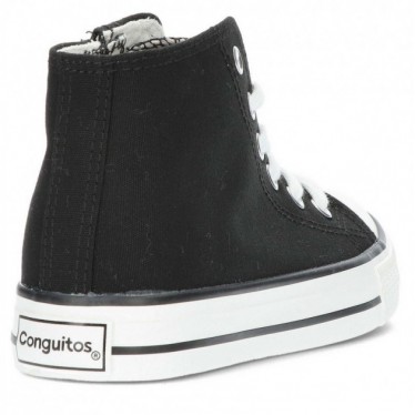 UNISEX CONGUITO HIGH SNEAKERS 28302 NEGRO