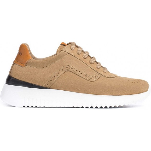 WUNDER-SNEAKERS AUS GEHACKTEM LEDER CB-3320 SAND