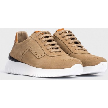 WUNDER-SNEAKERS AUS GEHACKTEM LEDER CB-3320 SAND