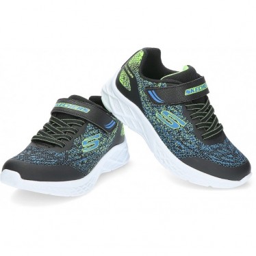 SKECHERS 403920 MICROSPEC II SNEAKERS BLUE_LIME