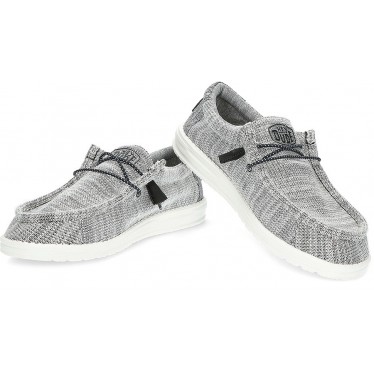 DUDE WALLY STRETCH-SCHUHE GRIS