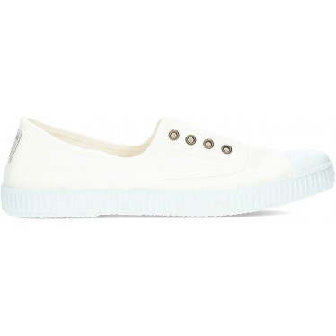 VICTORIA SNEAKERS 106623 ENGLISCHES LEINWAND BLANCO