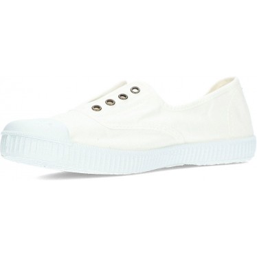 VICTORIA SNEAKERS 106623 ENGLISCHES LEINWAND BLANCO