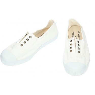 VICTORIA SNEAKERS 106623 ENGLISCHES LEINWAND BLANCO