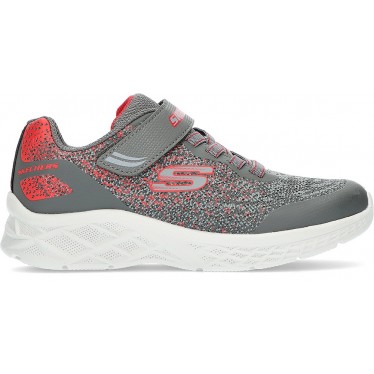 SKECHERS 403920 MICROSPEC II SNEAKERS GREY_RED