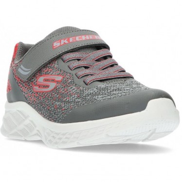 SKECHERS 403920 MICROSPEC II SNEAKERS GREY_RED