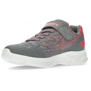 SKECHERS 403920 MICROSPEC II SNEAKERS GREY_RED