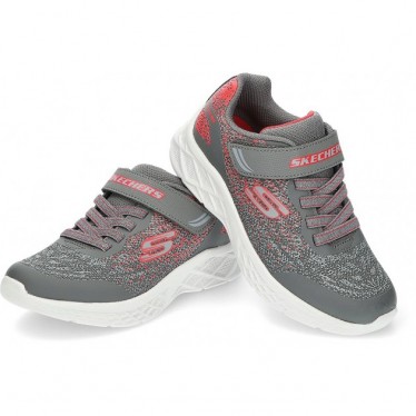 SKECHERS 403920 MICROSPEC II SNEAKERS GREY_RED