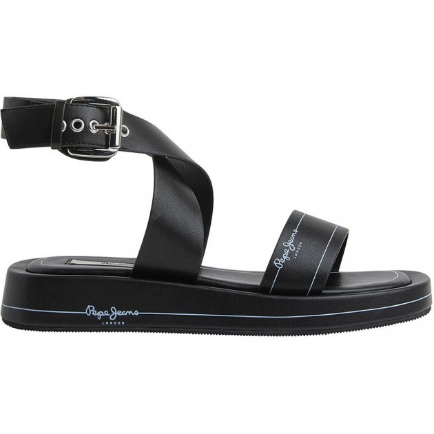 SANDALEN PEPE JEANS SUMMER LOGY PLS90579 BLACK SANDALEN PEPE JEANS SUMMER LOGY PLS90579 BLACK