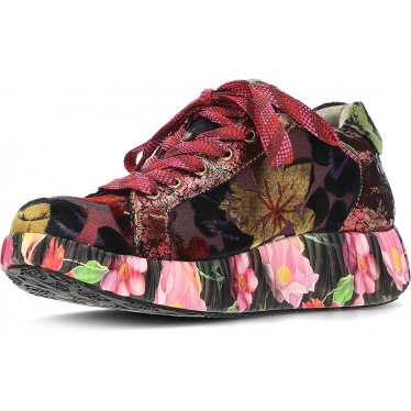 LAURA VITA NIKITO SCHUHE 04 FLORAL_GRANATE