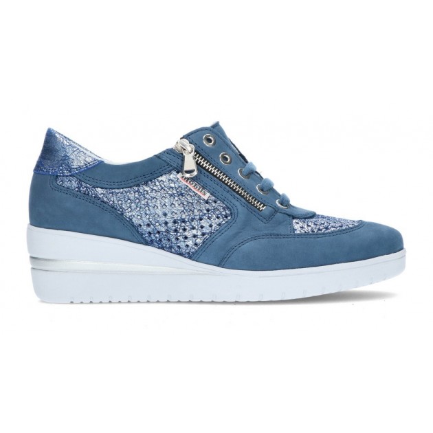 Hausschuhe MEPHISTO MOBILS PRECILIA PERF DENIM Hausschuhe MEPHISTO MOBILS PRECILIA PERF DENIM